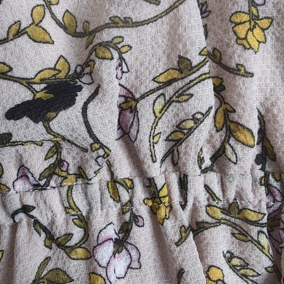 Nordstrom Rack (Cashmere and Cupcake Pink Frilly Floral Patterned Dress, Size S - Picture 8 of 9